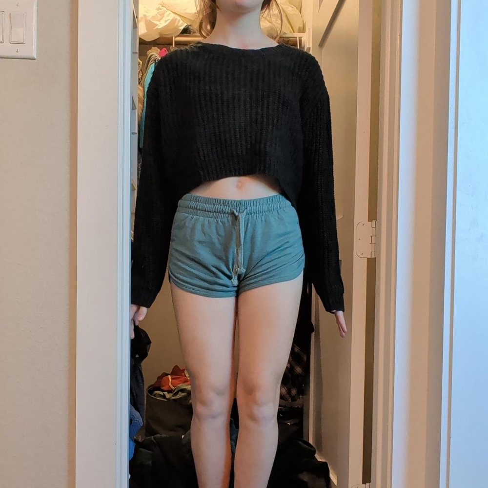 Full Tilt Women's Charcoal Sweater